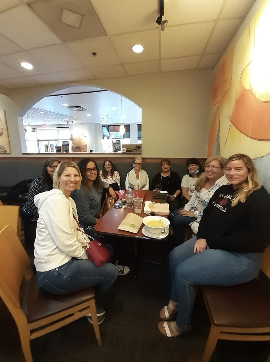 Women of the church gathered for fellowship