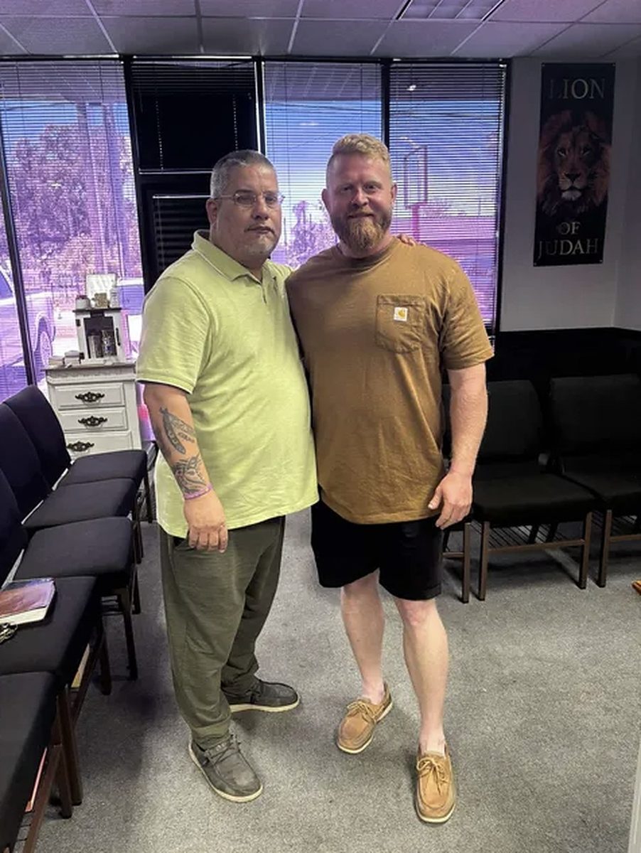Two brothers of the church together